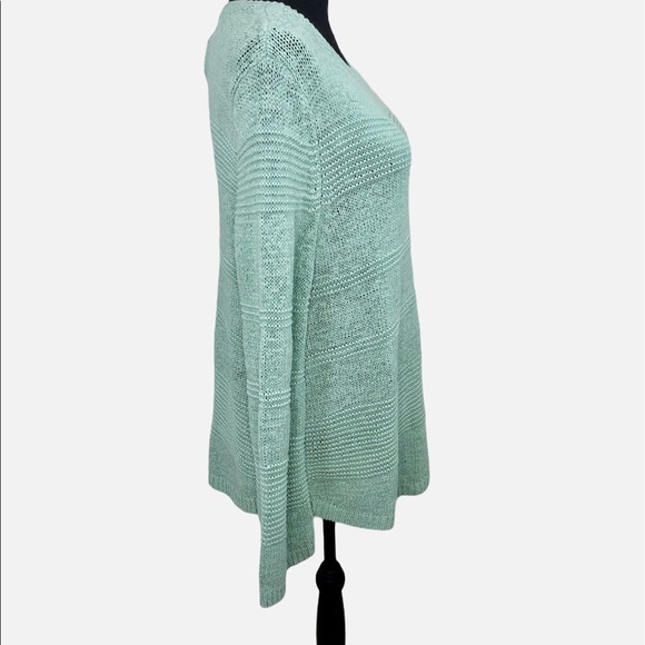 Style & Co. Mixed-Stitched Crew-neck Sweater - Picture 4 of 5